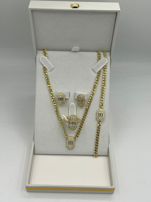 Bracelet + Bague + Boucle + Collier